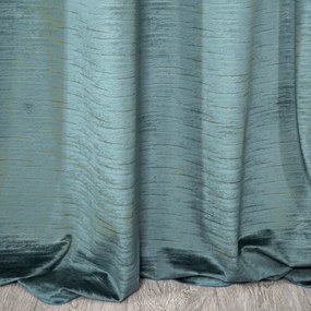 ZATEMŇOVACÍ ZÁVES NA KRÚŽKOCH ALUVIA 140X250 CM MENTOLOVÁ