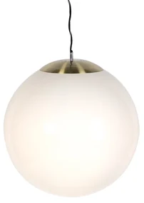 Inteligentné škandinávske závesné svietidlo opálové sklo 50 cm vrátane Wifi A60 - Ball 50