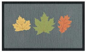 Rohožka 40x70 cm Autumn Leaves on Green – Artsy Doormats