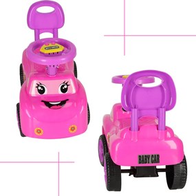 IKO Detské odrážadlo autíčko – ružové