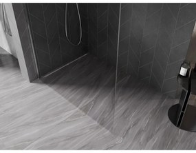 Mexen, Mexen Kioto-X L sprchová stena 110 x 200 cm, 10 mm priehľadná, chróm - 800-110-107-01-00-X