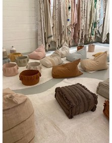 Béžový detský sedací vak Cleo Natural – Lorena Canals