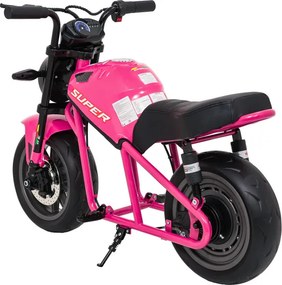 Elektrická motorka SUPERMOTO ružová