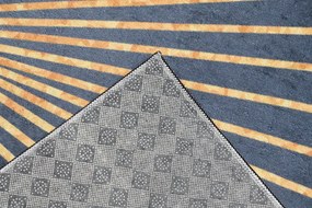 Sivý moderný koberec s jednoduchým vzorom Šírka: 80 cm | Dĺžka: 150 cm