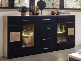 Široká komoda Sonate, s osvetlením%