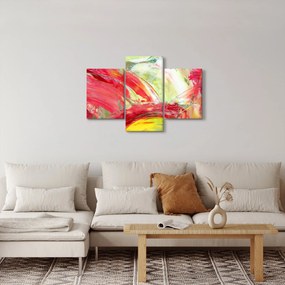 Obraz abstrakcie - maľba (90x60 cm)