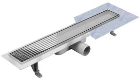 Odtokový žľab Reverzibilné Duplex Inox Dlaž / satén 1000