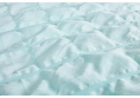 Krepové obliečky na jednolôžko v mentolovej farbe 140x200 cm Naomi – My House