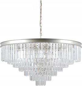 Závesná lampa Verdes PND-44372-14-CHMP-GLD Italux Moderná stropná lampa