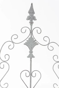 Mriežka na ruže Burg - 122 x 35 cm - Biela antik