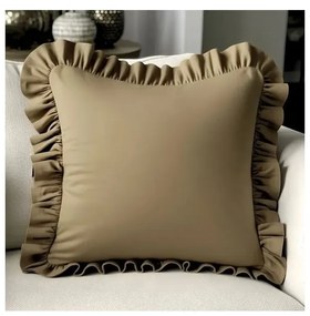 Obliečka na vankúš s prímesou bavlny 40x40 cm Ruffled – Mila Home