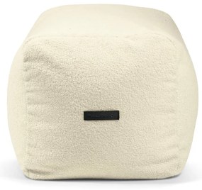 Krémový sedací vak z textílie buklé Plus 70 Lounge – SLOWDOWN