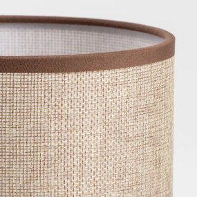 Brilagi - Stolná lampa NUBILA WOOD 1xE27/25W/230V dub/hnedá