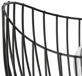 Moderná stolná lampa čierna 20 cm - Pua