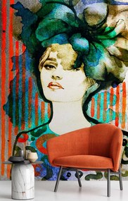 Gario Fototapeta Žena v klobúku Materiál: Vliesová, Rozmery: 100 x 140 cm