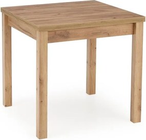Rozkladací jedálenský stôl 80-160 cm Gampa (dub craft) (pre 4 6 osôb). Vlastná spoľahlivá doprava až k Vám domov. 1049291