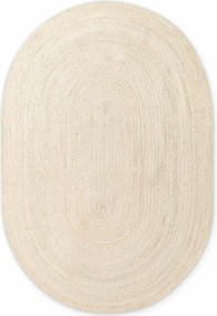 Kusový koberec Jute Braided 106007 Ivory ovál, 160x230 ovál, béžová, chodba / predsieň, Hanse Home