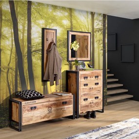 Sconto Predsieňová lavica IRON mangovník