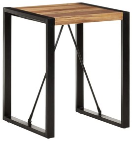 Jedálenský stôl 60x60x75 cm akáciové drevo so sheeshamovou úpravou