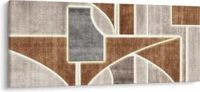 Obraz - Tvary (120x50 cm)