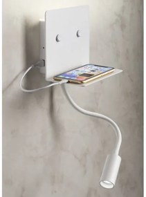 Redo 01-3210 - LED Nástenné svietidlo MOKA LED/6W + LED/3W/230V CRI90 biela