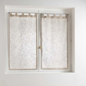 Hnedé záclony v súprave 2 ks 60x90 cm Haltona – douceur d'intérieur