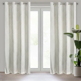 ZATEMŇOVACÍ ZÁVES NA KRÚŽKOCH LIMITED COLLECTION BLANCA 140X250 CM BIELA