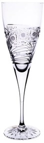 Onte Crystal Bohemia Crystal ručne brúsené poháre na biele víno Kométa 260 ml 2KS