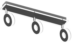 LED Bodové svietidlo SOLE 3xLED/5W/230V