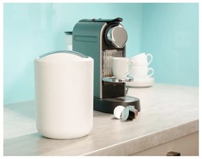 Biely odpadkový kôš Wenko Brasil, 21 cm