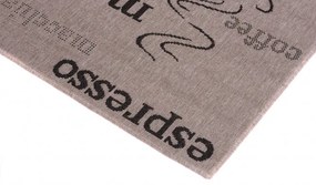 Behúň Floorlux 20220 strieborný / čierny