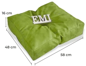 Vankúš na záhradné sedenie zelený EMI