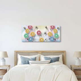 Obraz - Farebná lúka (120x50 cm)