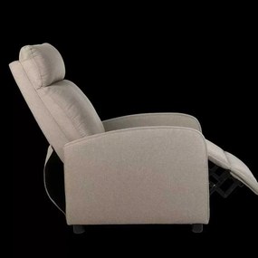 LuxuryForm DESIGN Televízne kreslo RUFO s polohovaním - béžové