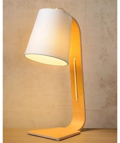 Lucide 06502/81/31 - Stolná lampa NORDIC 1xE14/40W/230V biela