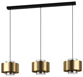 Eglo 390067 - Luster na lanku DUGLIA 3xE27/40W/230V zlatá