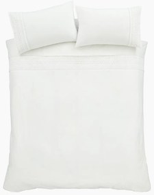 Biele obliečky na jednolôžko 135x200 cm Broderie Anglaise – Catherine Lansfield