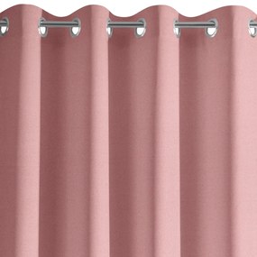 ZATEMŇOVACÍ ZÁVES NA KRÚŽKOCH ADA 140X250 CM SVETLORUŽOVÁ