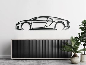 drevko Moderný obraz na stenu Bugatti Chiron Rozmer obrazu: 22 x 86 cm, Farba dekorácie: Čierna