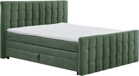 XXXLutz BOXSPRINGOVÁ POSTEĽ, 180/200 cm, olivovozelená MID.YOU - Online Only spálne - 002220047903