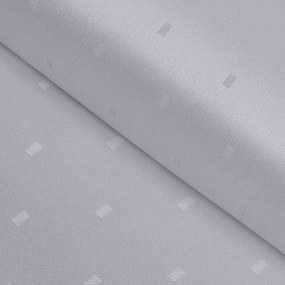 Biante Teflónový okrúhly obrus TF-080 Obdĺžničky na sivom Ø 60 cm