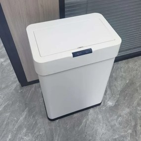 Automatický bezdotykový odpadkový kôš Daytona 60 l – biely