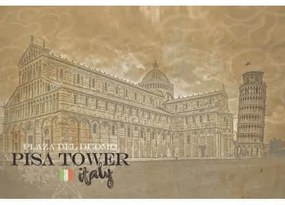 Ceduľa Torre De Pisa Tower