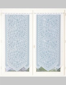 Vitrážová záclona Ornamenty, súprava 2 ks