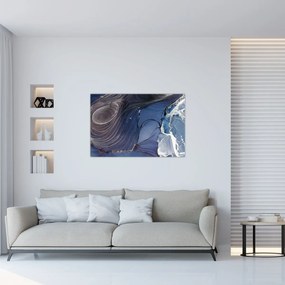 Obraz - Mramorovaný atrament (90x60 cm)