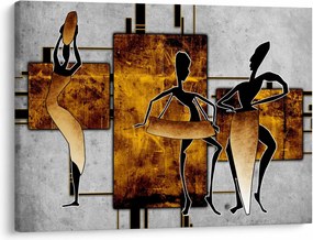 Obraz - Motívy Africkej kultúry (70x50 cm)