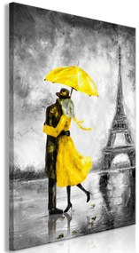 Artgeist Obraz - Paris Fog (1 Part) Vertical Yellow Veľkosť: 20x30, Verzia: Standard