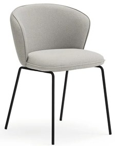 Svetlosivé čalúnené jedálenské kreslá v súprave 2 ks Add – Teulat