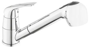 Drezová batéria S-Line Pro s vyťahovacou spŕškou, 2 prúdy chróm SIKOBSLPRO283, 1 ks