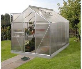 Skleník Vitavia Triton 5000 polykarbonát 4 mm 198x256 cm hliník vr. základového rámu